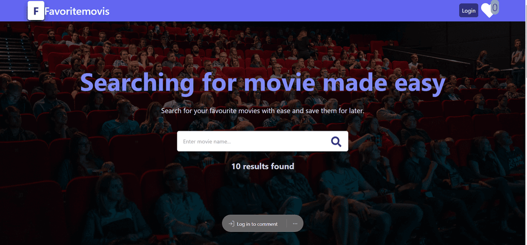 Movie Searching Application